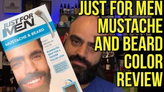 Just for Men Mustache and Beard Color Review [upl. by Guillemette]