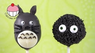 Totoro Cake Pops  Make Totoro amp Soot Sprite Cakepops  A Cupcake Addiction How To Tutorial [upl. by Tessy]