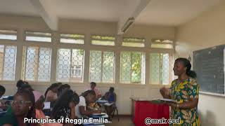 Principles of Reggio Emilia model Makerere ECD students [upl. by Schuh617]