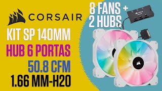 CORSAIR SP140 RGB ELITE WHITE  UNBOXING [upl. by Nnorahs]