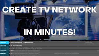 How To Create a Live TV Channel Online in Minutes [upl. by Aynekat755]