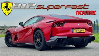 FERRARI 812 NOVITEC 165000km 351kmh REVIEW on AUTOBAHN [upl. by Shuma]