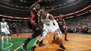 Rajon Rondo Highlights vsMiami Heat 412012  triple double  16 points14 assists HD [upl. by Twedy]