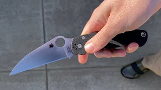 Wharncliffe Spyderco Paramilitary 2 First Impressions Cutlery Shoppe Exclusive PM2 [upl. by Eclud]