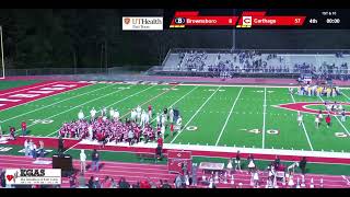 Carthage vs Brownsboro Football  11072024 [upl. by Irved489]