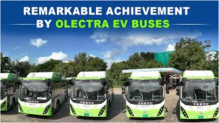 Remarkable achievement by Olectra EV Buses [upl. by Ynnad]