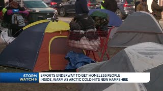 Efforts underway to bring homeless people inside as arctic cold hits [upl. by Domonic671]