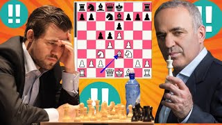 Magnus Carlsen vs Garry Kasparov chess game 333 [upl. by Lhadnek]