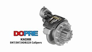 Knorr SN7SK7ADB22X caliper working principle [upl. by Aletse]