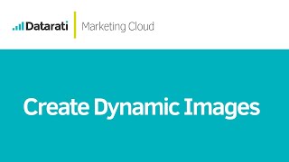 SFMC How To Create Dynamic Images in Salesforce Marketing Cloud [upl. by Reld669]