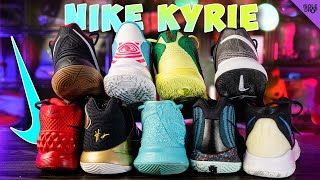 Reviewing EVERY Signature NIKE Kyrie Shoe Since Theres NO MORE Nike KYRIES [upl. by Nosille]