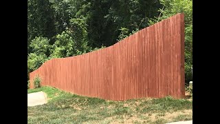 How To Properly Build An 8ft Wooden Privacy Fence [upl. by Vareck934]