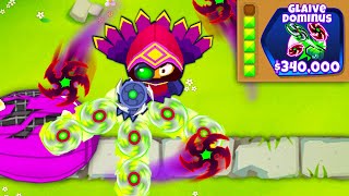 The Glaive Dominus UPDATE in BTD 6 Boomerang Monkey Paragon [upl. by Notniv]