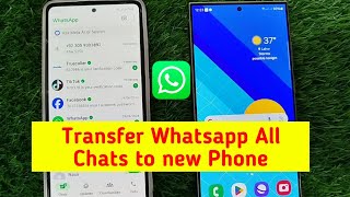 How to Transfer WhatsApp Chat in New Phone [upl. by Nodle72]