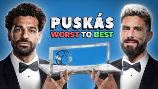 I Ranked EVERY Puskás Finalist 20092022 [upl. by Schaper]