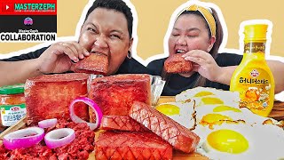 SPAMSILOG MUKBANG COLLAB w masterzeph [upl. by Ylrrad318]