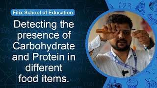 Detecting Carbohydrates and Proteins Sumon Roy Sirs Food Analysis Experiment [upl. by Jasper305]