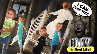 Grannys House Horror Game in REAL LIFE  The TANNERITES [upl. by Lynn]