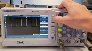 Siglent Oscilloscope Calibration procedure [upl. by Ogu]