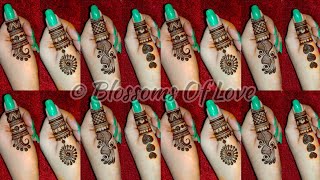 ALL NEW STYLISH AND CUTE FINGER MEHNDI DESIGN  THUMB TATTOO MEHNDI DESIGN [upl. by Essy]