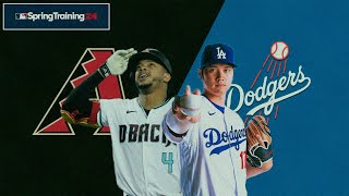 🔴 En Vivo Arizona Dbacks vs Los Ángeles Dodgers MLB Spring Training 2024 [upl. by Leshia]