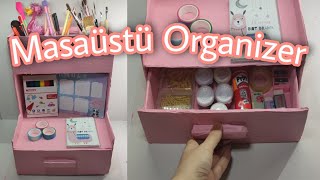 Masaüstü Organizer Yapımı DIY Desktop Organizer [upl. by Sudnor]