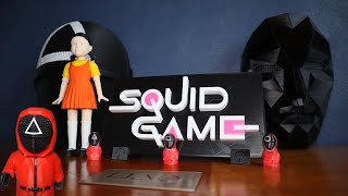 Squid game 3D Prints  Top 10  Masks Gadgets Figures [upl. by Aisauqal]