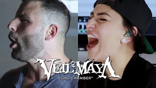 VEIL OF MAYA – Echo Chamber Cover by laurenbabic amp GerardVachon [upl. by Orji]