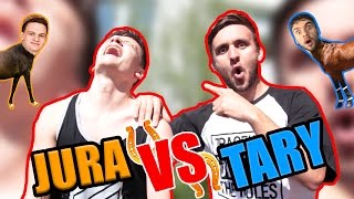 PARKOUR HORSE CHALLENGE 1  JURA VS TARY [upl. by Ittap]