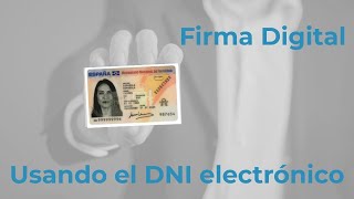 Firmado de documentos con DNI electrónico [upl. by Penni144]