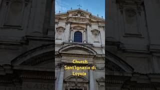 ROME 🇮🇹  The Church of SantIgnazio di Loyola in ROME Italy [upl. by Landon]