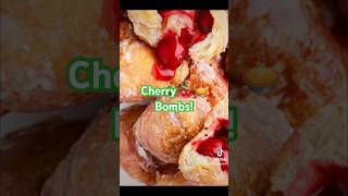 Cherry Pie Bombs Easy delicious dessert recipe foodie [upl. by Haldan]