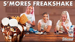 Smores Freakshakes with Daisy Guerrero Cami Petyn and Nastassia Ponomarenko  Blessed Protein [upl. by Aicercul]