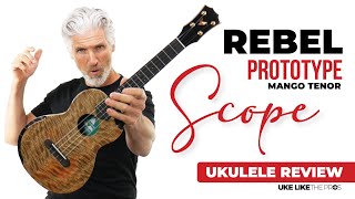 Rebel Prototype Double Creme Armrest Tenor Mango Ukulele  Ukulele Review [upl. by Bernadina]