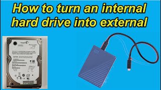 How to turn an internal hard drive into external [upl. by Anahsirk528]