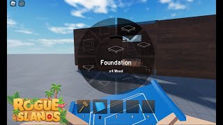 Roblox RustInspired Building System Rogue Islands [upl. by Nela]