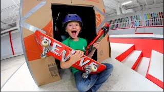 Father amp Son ULTIMATE FORT AT THE SKATEPARK 4 [upl. by Boatwright]