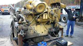 Caterpillar Motor from a D9 Dozer [upl. by Egide]