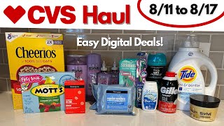 CVS Free and Cheap Digital Couponing Deals This Week  811 to 817  Easy Digital Deals [upl. by Swords]