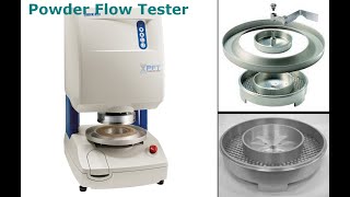 Powder flow tester PFT Powder Flow Tester Demonstration [upl. by Anaila]