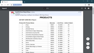 How to create RDLC Report in ASPNET Core  FoxLearn [upl. by Spevek]