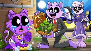 ¡CATNAP ADOPTADO POR TRILLONARIOS Poppy Playtime Animación [upl. by Yhtir235]