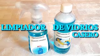 COMO HACER LIMPIADOR DE VIDRIOS CASERO [upl. by Siri]