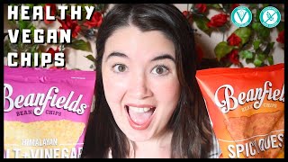 BEANFIELDS CHIP TASTE TEST  HEALTHY VEGAN CHIPS [upl. by Bartel]