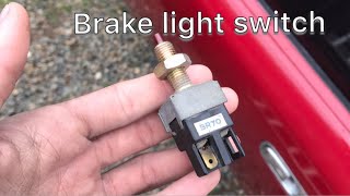 How to change a brake light switch [upl. by Atiek995]