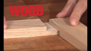 How To Make A HalfLap Joint  WOOD magazine [upl. by Midge]