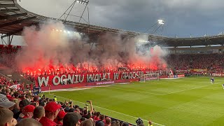 Widzew Łódź  lech Poznań 19052024  Oprawa Widzewa „W ogniu walki w chaosie zwycięstwa” [upl. by Ettevahs]