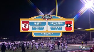 GHSA Quarterfinal Rome vs Dutchtown  Nov 23 2018 [upl. by Eveam]