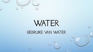 Gebruike van water  Graad 4 [upl. by Aehsila]