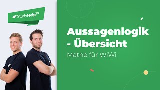 Aussagenlogik  Übersicht  StudyHelp [upl. by Elisa7]